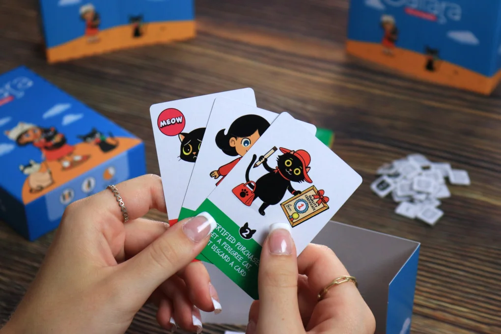 Gattara Preview: Secret Cat Collecting and MEOW Card Counters