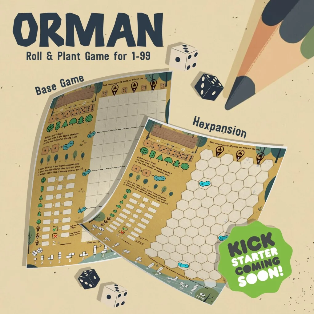 ORMAN Preview: A Calm, Clever Roll-and-Draw Forest Builder