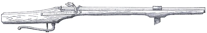 illustration of a German 15th ct. Hakenbuechse/Arquebus