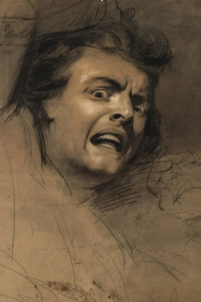 Karel Verlat - Tronie or Self Portrait as a Man in Terror
