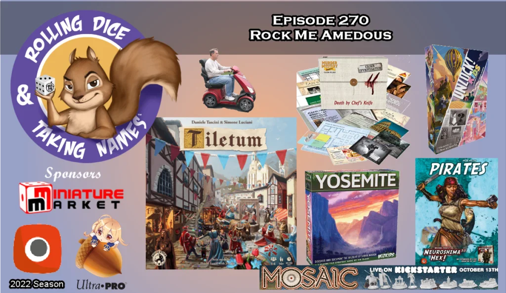 RDTN Episode 270: Tiletum’s Dice Decisions and Neuroshima Hex: Pirates
