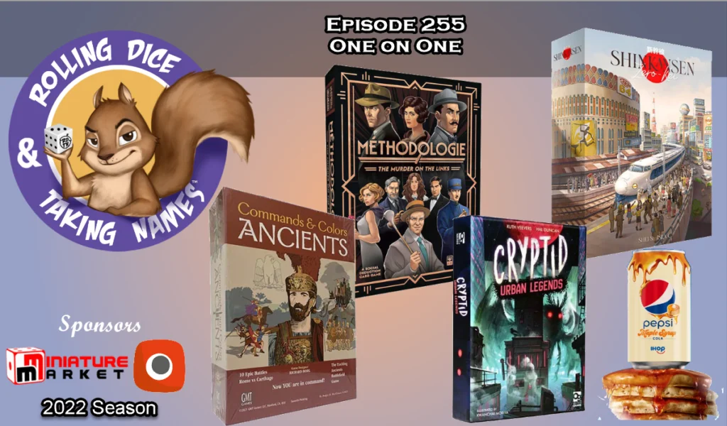 RDTN Episode 255 Pairs War Games with Cryptids and a Maple Pepsi Taste Test