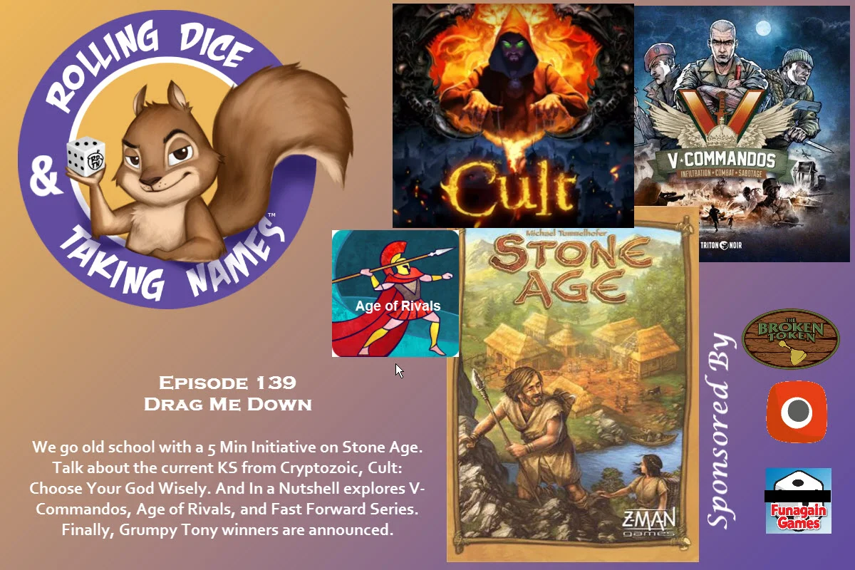 RDTN Episode 139 Revisits Stone Age, Cult and More Board Games